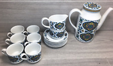 Tea coffee Set Vintage art deco staffordshire Bengal Midwinter Joti Bhowmik