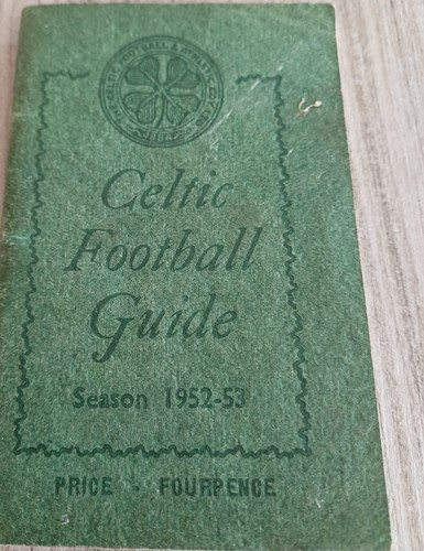 Celtic wee green book - book, 1952-53