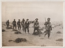 WW2 Original Press Photo British Troops Advance On Tobruk 1941 #E6