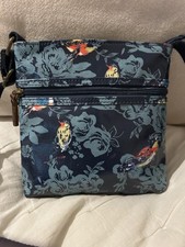 Fat Face Women’s Floral Bird Oilcloth Crossbody Bag