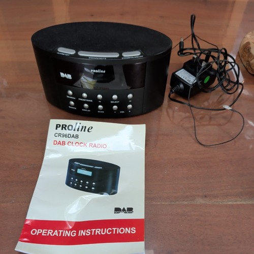 Proline dab radio with - dab/fm,