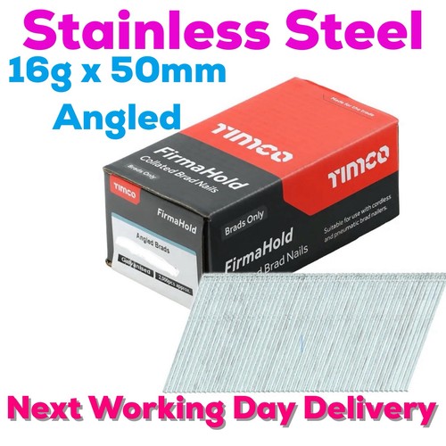 50mm 16g angled brad nails - angled,