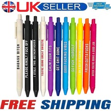 11Pcs Funny Pens Swear Word