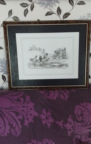 Glenda rae chickens print - rae,