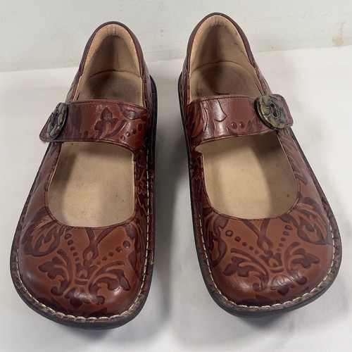 Alegria paloma brown embossed - brown,