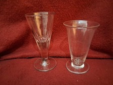 2 Antique Blown Georgian