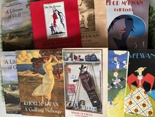 9 X Old Catalogues From Rhod McEwan’s Golf Books - Antiquarian & Elusive Books
