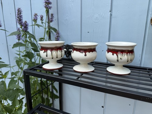 Vintage studio pottery - , goblets