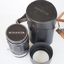 Miranda 13.5cm (135mm) F2.8 lens & Quiver Case foe D G RE Sensorex camera LZ61