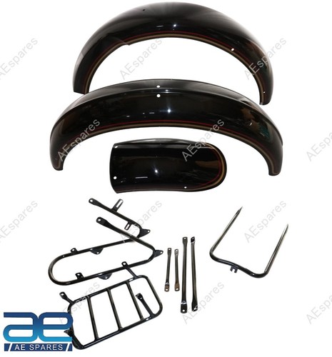 Mudguard fender set - set, stays