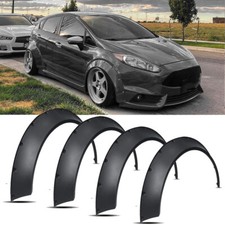 4pcs Car Fender Flares Extra Wide Body Kit Wheel Arches Cover For Ford Fiesta ST
