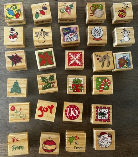 Bundle wooden rubber stamp - rubber,
