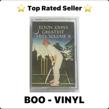 Elton John's Greatest Hits Volume 2  Cassette Tape EX / EX