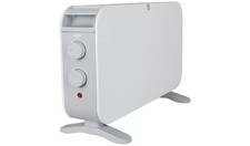 2kW Convector Heater With 3 Heat Settings, Thermostat, Safety Cut-Out