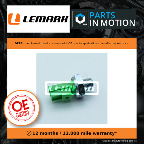 Oil pressure switch - pressure,