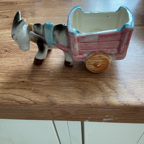 Vintage donkey and cart - vintage,