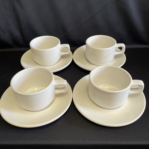 Dudson set white cups - set,
