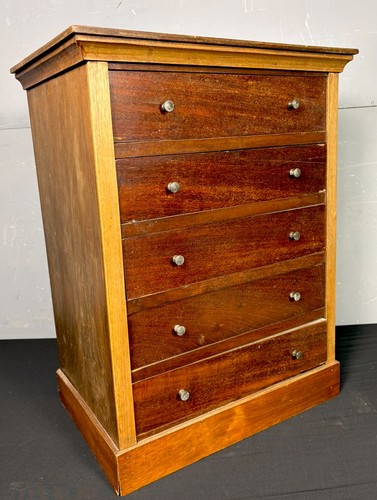 Antique hardwood five draw - hardwood,