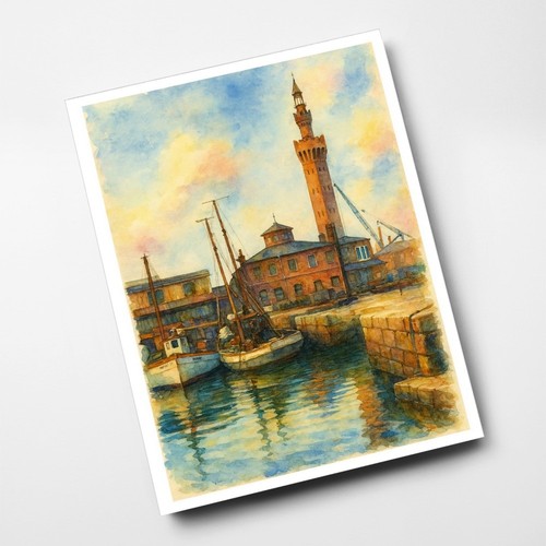 Print the tower grimsby - the,