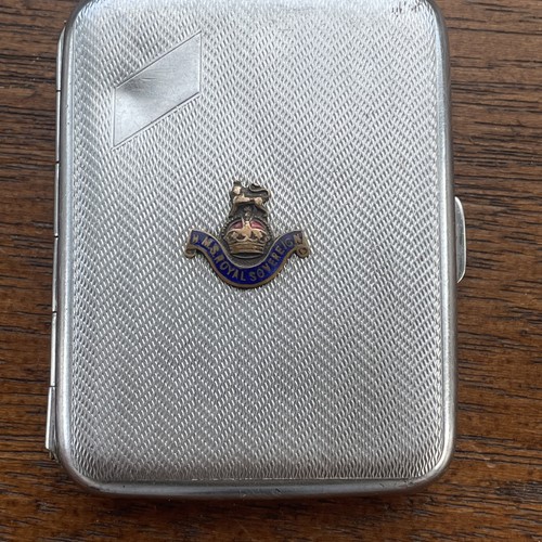 Vintage cigarette case hms - vintage,