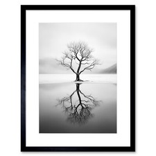 Lone Tree by Frozen Lake