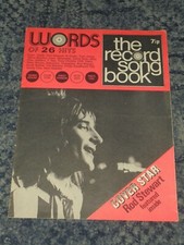 Words record song book - record,