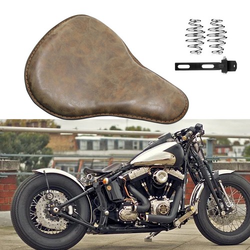 Leather retro bobber solo - retro,