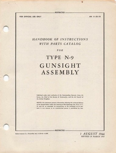 1945 aaf bell howell 9 - &, gun
