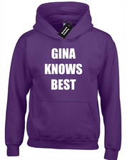GINA KNOWS BEST HOODY HOODIE FUNNY COMEDY POLICE LINETTI JOKE MEME