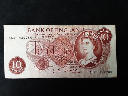 Bank england shillings - 10,