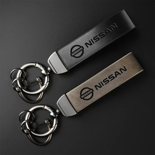 Leather vintage car key ring - car,