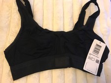 Sloggi Double Comfort Soft Bra Top Womens Bralette Crop Tops 10022574 black uk S