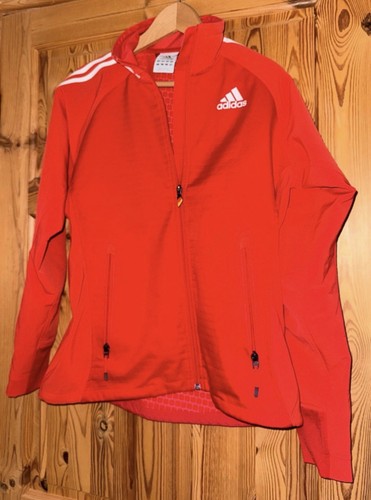 Red adidas tracksuit jacket - red,