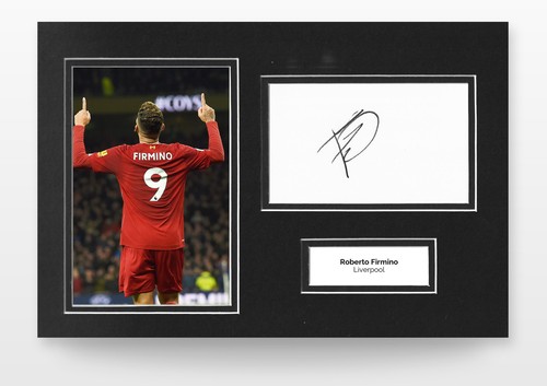 Roberto firmino signed - signed, 12x8