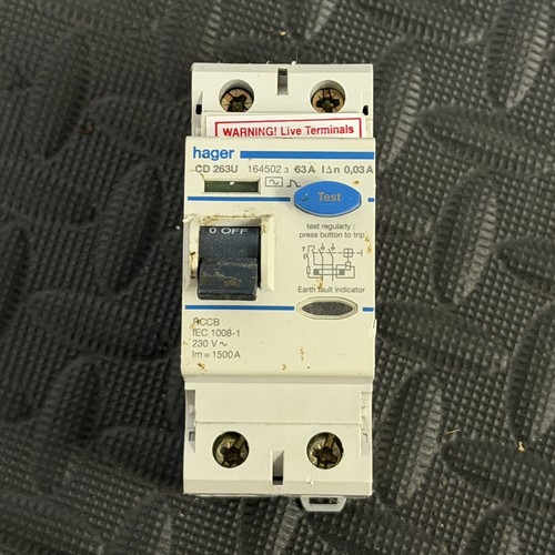 Hager amp 30ma - 63,