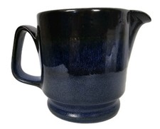 Iden Pottery Rye Jug Blue Tones Holds 450ml Vintage