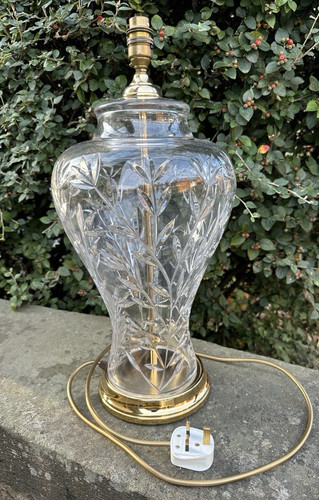 Waterford crystal fern - crystal, etched
