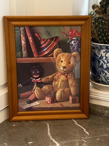 Vintage teddy bear and friends - bear,