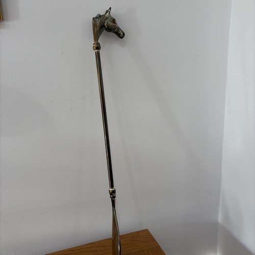 Vintage brass horse head - vintage,