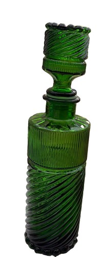 Green empoli glass carafe - green,