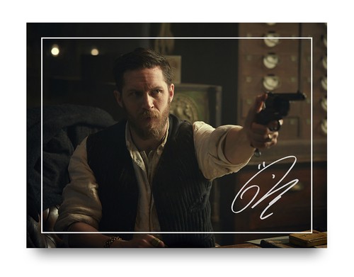 Tom hardy signed peaky - hardy,