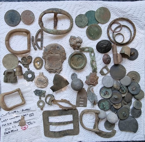 Metal detecting finds relics - metal,