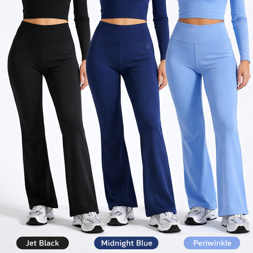 Ladies trousers flared - ladies,