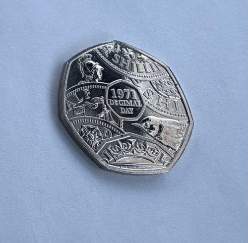 2021 decimal day - decimal, 50p