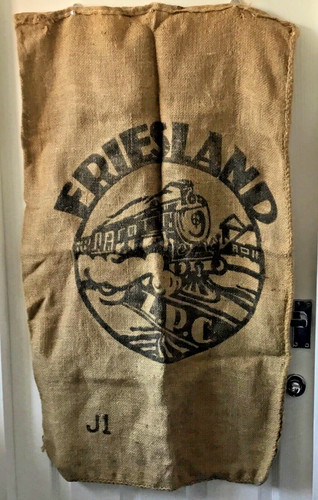 Vintage french grain sack - grain,