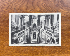 Vintage 1941 Royal Palace Caserta Grand Staircase Postcard Italy Collectable