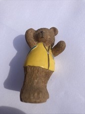 Brownies & Rainbows Resin  Teddy Bear collectable 2 Inches Tall