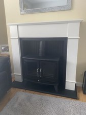 Wall-Mounted Fireplace