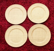 Faux Rattan Charger Plates