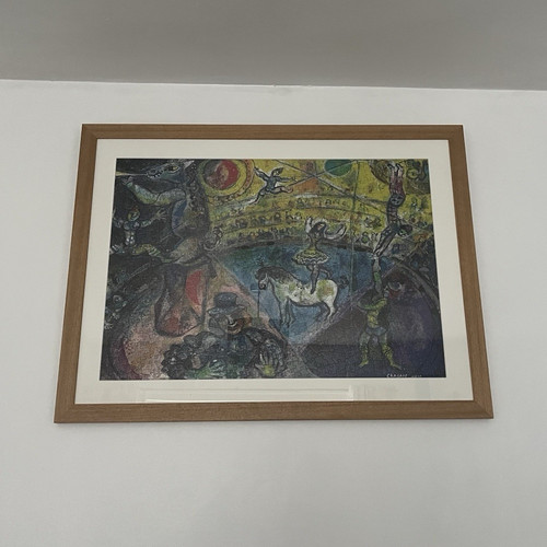 Chagall framed jigsaw - framed,